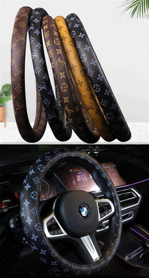 louis vuitton steering wheel|lv steering wheel cover.